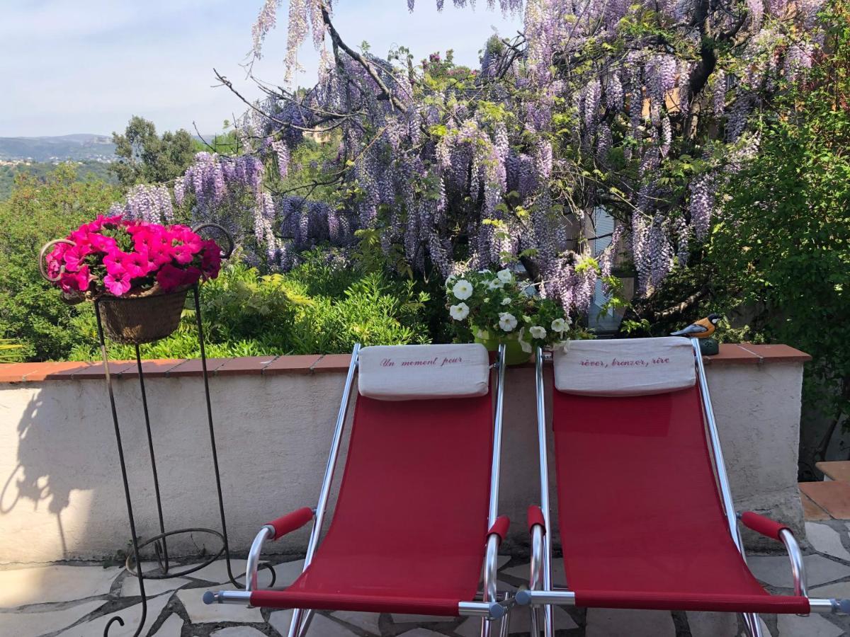 Les Grimaldines - Maison D'Hotes Cagnes-sur-Mer Bagian luar foto